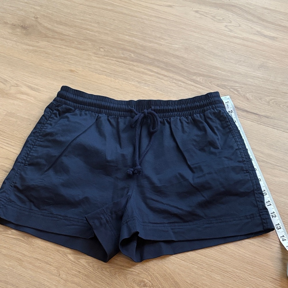 Lou & Grey navy blue drawstring shorts